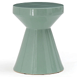 Приставной стол из керамики Manufacto Gray-green варинант исполнения - 1 | Loft Concept в Казани