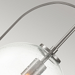 Подвесной светильник с прозрачным плафоном в форме шара в арочной подвеске Hinkley варинант исполнения - 16 | Loft Concept в Казани