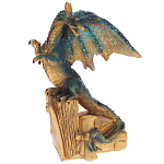 Декоративная статуэтка Дракон Multicolor Gold Dragon Treasure Keeper Statuette варинант исполнения - 1 | Loft Concept в Казани
