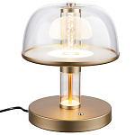 Настольная лампа с плафоном из акрила и металлическим основанием Blanton 23 варинант исполнения - 2 | Loft Concept в Казани