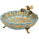 Блюдо фарфоровое Птица на ветке Flora варинант исполнения - 1 | Loft Concept в Казани