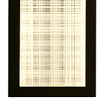 Светодиодное прямоугольное бра из металла черного цвета Lattice Lux варинант исполнения - 4 | Loft Concept в Казани