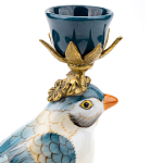 Фарфоровый подсвечник с птицей Eden Garden варинант исполнения - 4 | Loft Concept в Казани