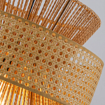 Подвесной светильник с абажуром из натуральных материалов Light Inside the Cell варинант исполнения - 5 | Loft Concept в Казани