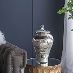 Ваза из стекла с крышкой и декоративными узорами Chinoiserie Ceramics варинант исполнения - 7 | Loft Concept в Казани