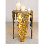 Столик дизайнерский Copper streaks варинант исполнения - 9 | Loft Concept в Казани