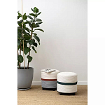 Пуф с плетеной светло-бежевой обивкой Serene Holidays варинант исполнения - 4 | Loft Concept в Казани