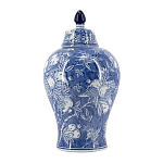 Ваза с крышкой в китайском стиле Гранатовое дерево Blooming Pomegranate варинант исполнения - 3 | Loft Concept в Казани