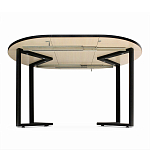 Стол обеденный раздвижной со столешницей белый мрамор Magali варинант исполнения - 5 | Loft Concept в Казани