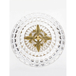 Конфетница из прозрачного рельефного стекла Eden Garden варинант исполнения - 3 | Loft Concept в Казани