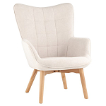 Белое кресло на ножках из массива CORDELIA варинант исполнения - 1 | Loft Concept в Казани