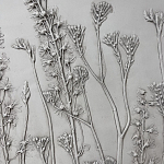 Панно Серые цветы варинант исполнения - 4 | Loft Concept в Казани