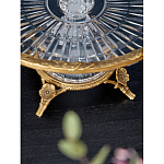 Чаша из прозрачного стекла с фигурками разноцветных попугаев на ободке 38 Eden Garden варинант исполнения - 4 | Loft Concept в Казани