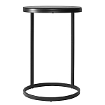 Кофейный столик круглый чёрный Compact Loft варинант исполнения - 1 | Loft Concept в Казани