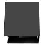 Уличный настенный светильник светодиодный формы куб черного цвета из металла Urban Minimalist варинант исполнения - 1 | Loft Concept в Казани