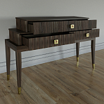 Премиальная Консоль с тремя ящиками Elsa Dreams Walnut варинант исполнения - 2 | Loft Concept в Казани