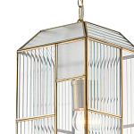 Подвесной светильник с рельефным стеклом Embossed Glass варинант исполнения - 1 | Loft Concept в Казани