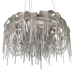 Люстра подвесная круглая с изогнутыми металлическими дугами и ниспадающими цепочками 65 см Atlantis Chain варинант исполнения - 16 | Loft Concept в Казани