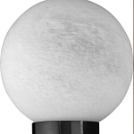 Бра цилиндрической формы чёрного цвета с 2-мя плафонами Marble Glow варинант исполнения - 5 | Loft Concept в Казани