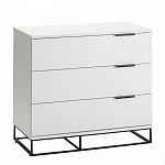Комод белый с 3-мя ящиками Strict Lines  варинант исполнения - 1 | Loft Concept в Казани