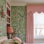 Обои ручная роспись Belvoir Pistachio варинант исполнения - 3 | Loft Concept в Казани