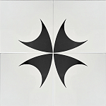 Дизайнерская плитка с узором Комета варинант исполнения - 1 | Loft Concept в Казани