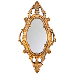 Зеркало настенное в ажурной раме бронзового цвета Classic Ornament Mirror варинант исполнения - 1 | Loft Concept в Казани