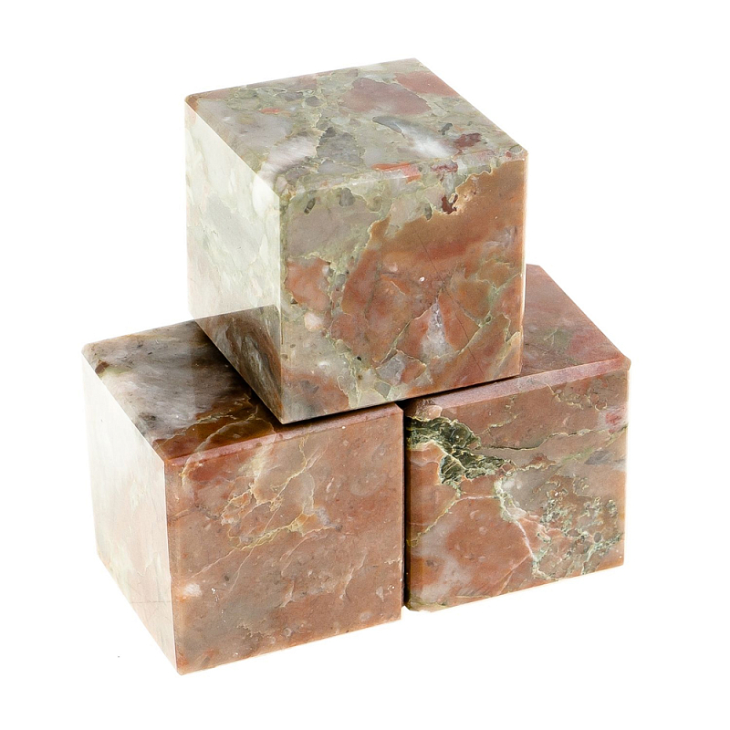 Камни для охлаждения виски из натурального камня креноид Natural Stone Cube Креноид в Казани | Loft Concept 