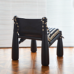 Кресло черно-белое со съемными подушками Celebrity варинант исполнения - 3 | Loft Concept в Казани