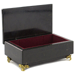 Шкатулка из натурального камня змеевик чёрного цвета Stone Casket варинант исполнения - 4 | Loft Concept в Казани