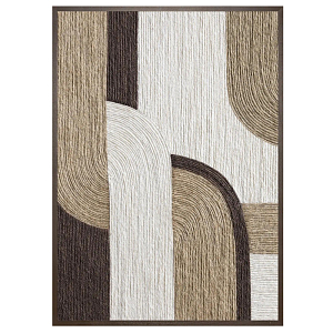 Панно из шнура геометрическая абстракция wall panel line II