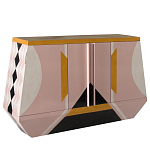 Дизайнерский комод с геометрическим рисунком Arredi варинант исполнения - 1 | Loft Concept в Казани