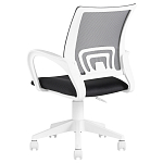 Офисное кресло с основанием из белого пластика Desk chairs Black варинант исполнения - 5 | Loft Concept в Казани