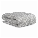 Постельное белье серого цвета с рисунком 200х220 см Blossom Essence варинант исполнения - 1 | Loft Concept в Казани