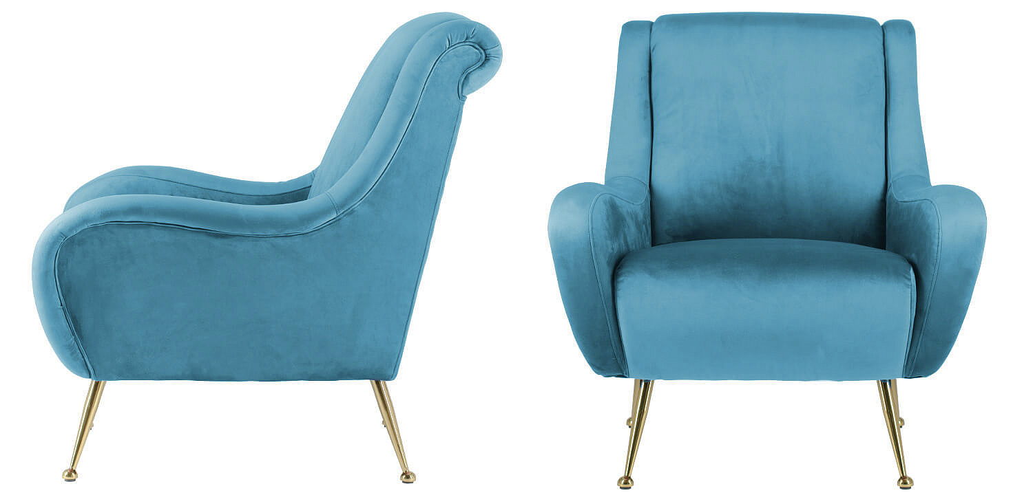 Кресло Chair Giardino light blue Кресло Chair Giardino light blue - Loft-Concept в Казани