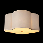 Потолочный светильник с белым волнистым плафоном из ткани Vitorino варинант исполнения - 2 | Loft Concept в Казани