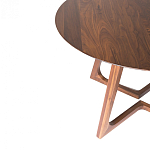 Обеденный стол круглый с изогнутыми ножками Godenza Round V Table варинант исполнения - 2 | Loft Concept в Казани