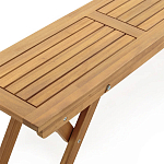 Деревянная скамья складная Jerome Wood Bench варинант исполнения - 5 | Loft Concept в Казани