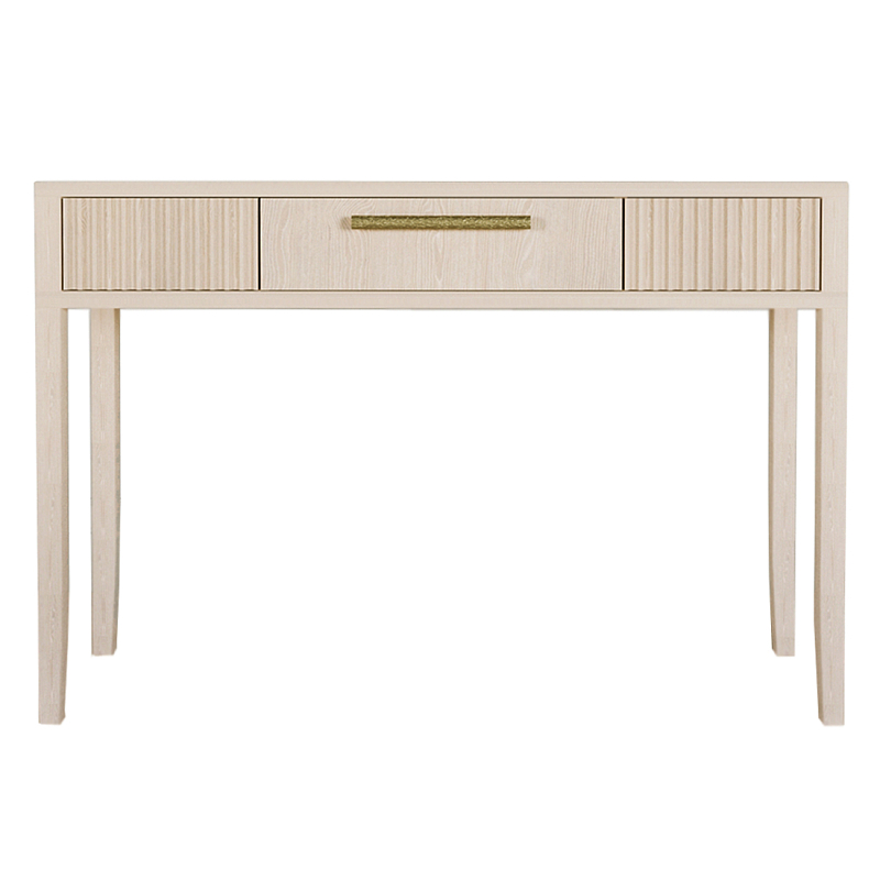 Элегантная Консоль Primo с выдвижным ящиком Светлый дуб Древесина Золотой в Казани | Loft Concept 