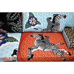 Большой Трехместный Диван с цветным принтом Qalakabusha Large Sofa варинант исполнения - 6 | Loft Concept в Казани