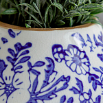 Ваза с синим цветочным узором Blue & White Ornament  варинант исполнения - 1 | Loft Concept в Казани