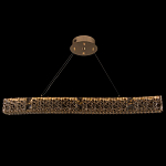 Люстра волнистой формы с текстурной огранкой Reflection of Reality варинант исполнения - 6 | Loft Concept в Казани