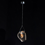 Подвесной светильник со стеклянном плафоном в форме бокала Kaleido варинант исполнения - 3 | Loft Concept в Казани