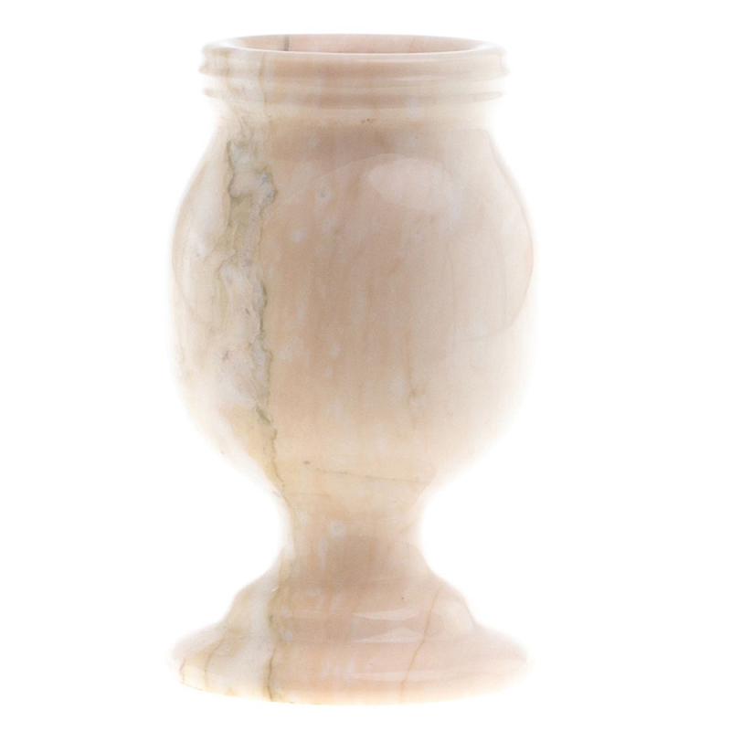 Ваза для цветов из натурального мрамора  Marble Vase 2 Бежевый в Казани | Loft Concept 