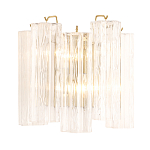 Бра с вертикальными стеклянными подвесками Hexagon Tube Light варинант исполнения - 3 | Loft Concept в Казани