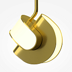 Подвесной светильник в цвете Латунь Levix варинант исполнения - 3 | Loft Concept в Казани