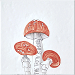 Плитка с узором Мухомор варинант исполнения - 2 | Loft Concept в Казани