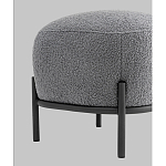 Пуф Стоун букле Fluffy темно-серый варинант исполнения - 2 | Loft Concept в Казани