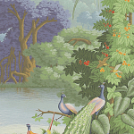 Обои ручная роспись Le Brésil Eden варинант исполнения - 2 | Loft Concept в Казани