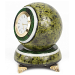 Часы настольные в виде шара из натурального камня Ball Stone Clock варинант исполнения - 5 | Loft Concept в Казани
